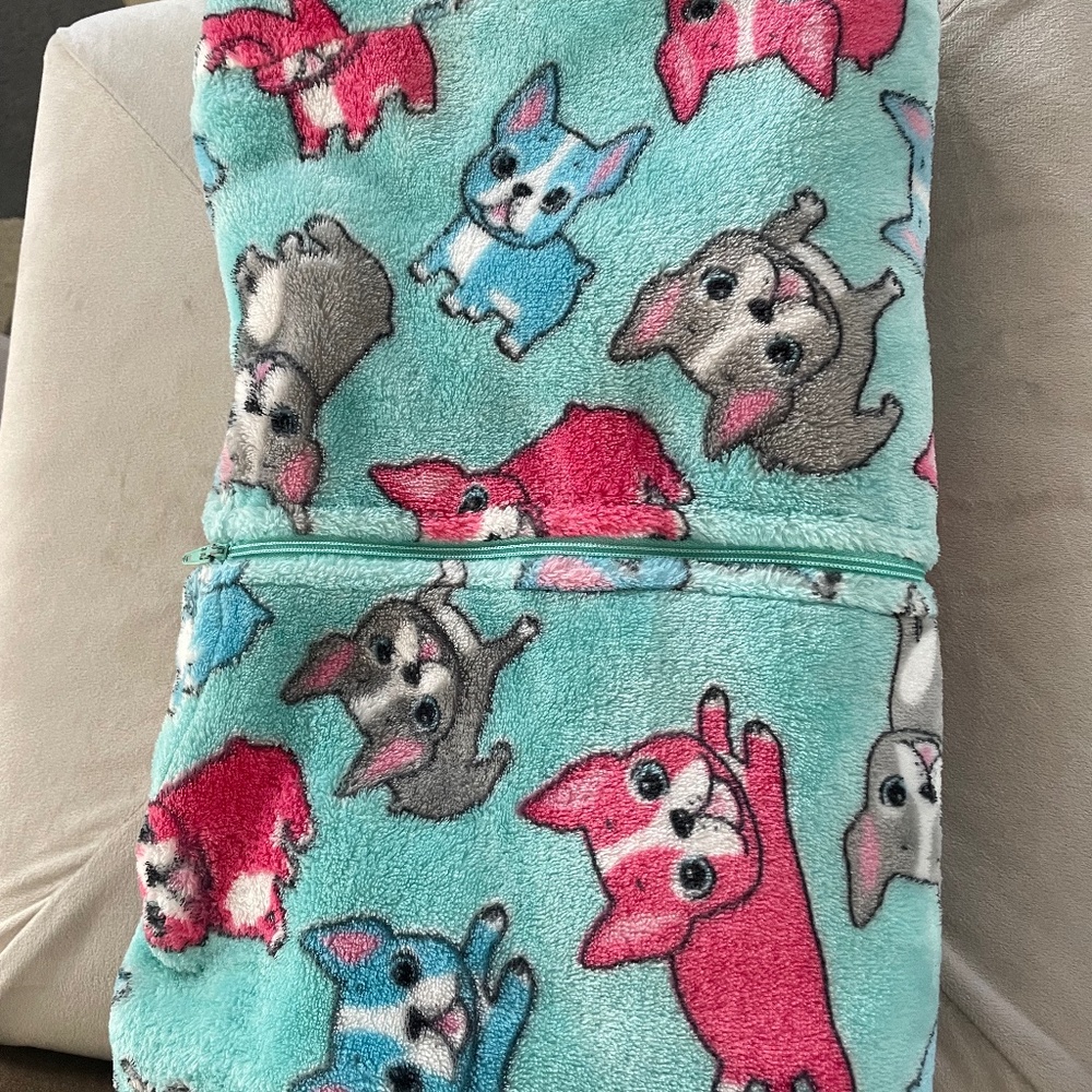 Candy Pink French Bulldog Hoodie size 10/12 Youth